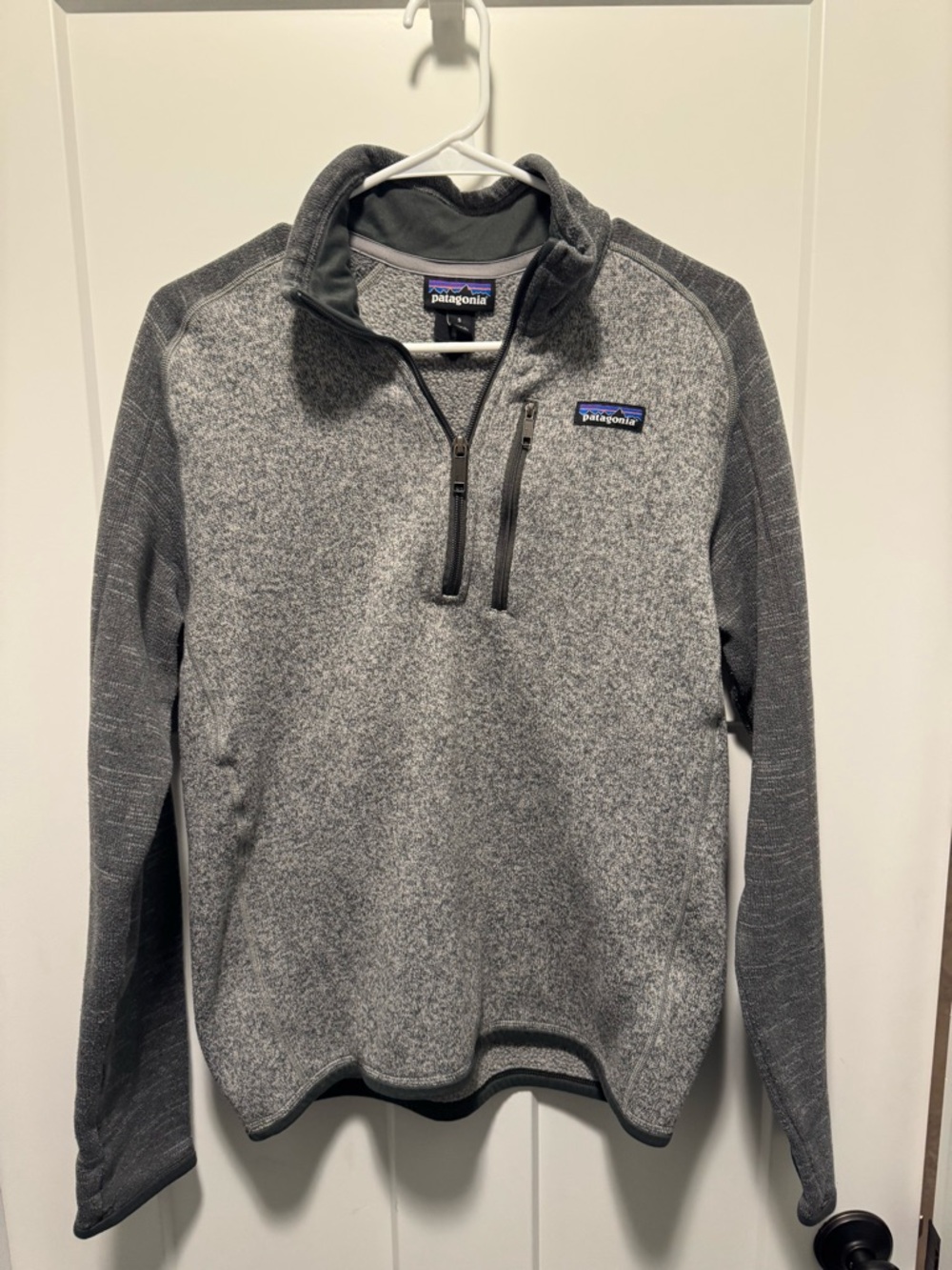 Patagonia Better Sweater 1/4 zip Gray Fleece Men’s small